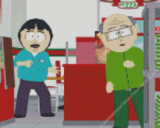 Mr Garrison Diamond Painting