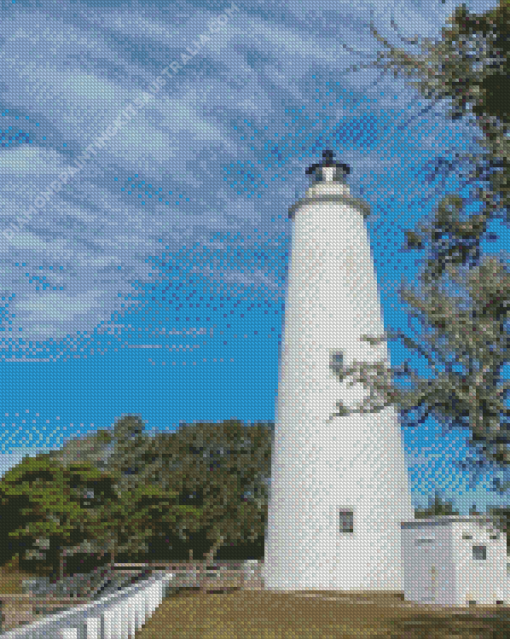 Ocracoke Lighthouse Diamond Painting