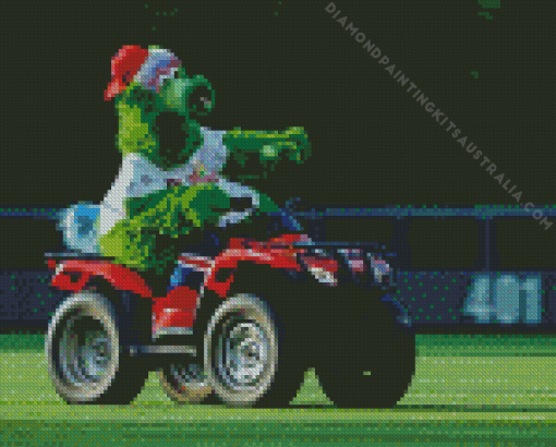 Phillie Phanatic Diamond Painting