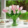 Pink Tulips in Vase Diamond Painting