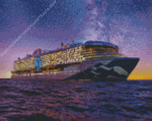 Princess Cruise Ship Diamond Painting