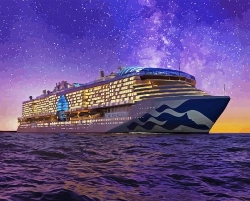 Princess Cruise Ship Diamond Painting