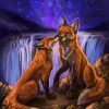 Romantic Fox Couple Diamond Painting