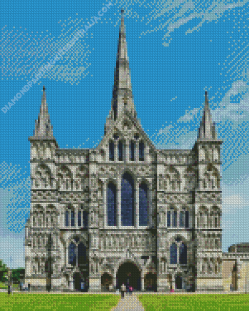 Salisbury Cathedral Diamond Painting