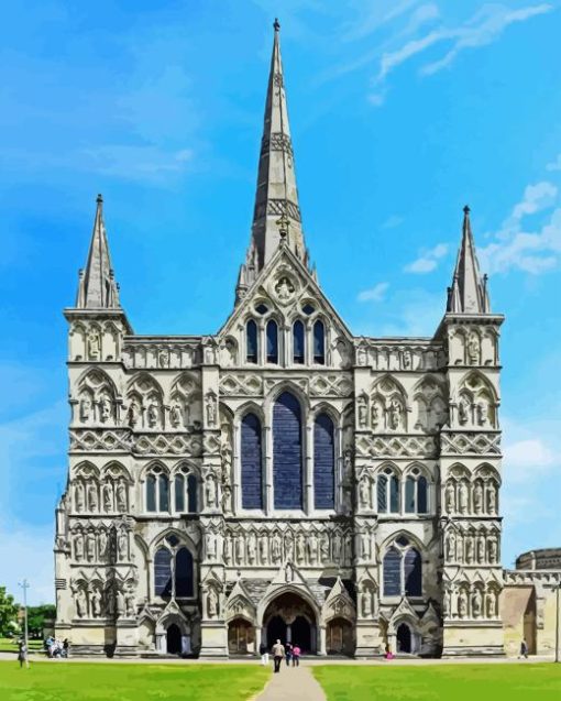 Salisbury Cathedral Diamond Painting