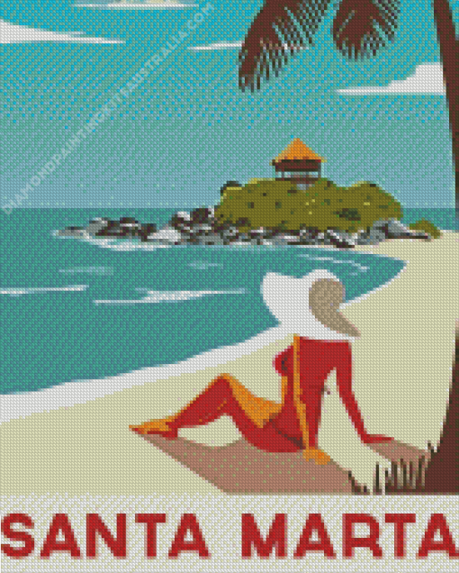 Santa Marta Poster Diamond Painting