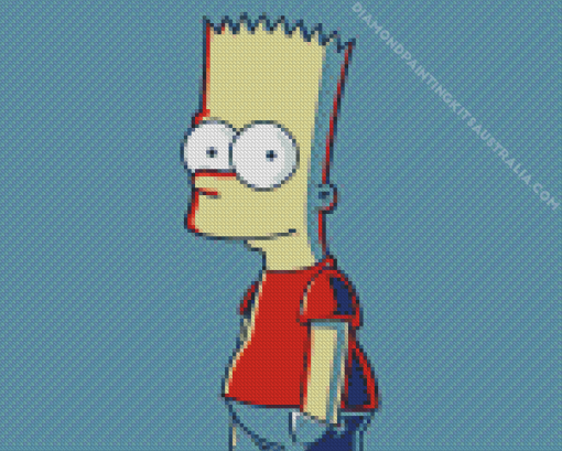 Simpsons Bart Diamond Painting