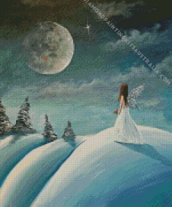 Snow Angel Diamond Painting