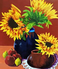 Sunflower And Lemons Diamond Painting