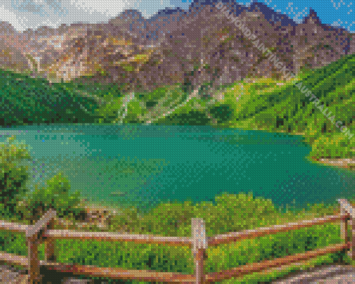 Tatra Mountains Morskie Oko Diamond Painting