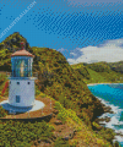 The Makapuu Lighthouse Diamond Painting