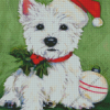 West Highland Christmas Diamond Painting