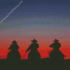 Western Cowboys Silhouette Diamond Painting