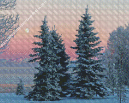 Winterscape Diamond Painting