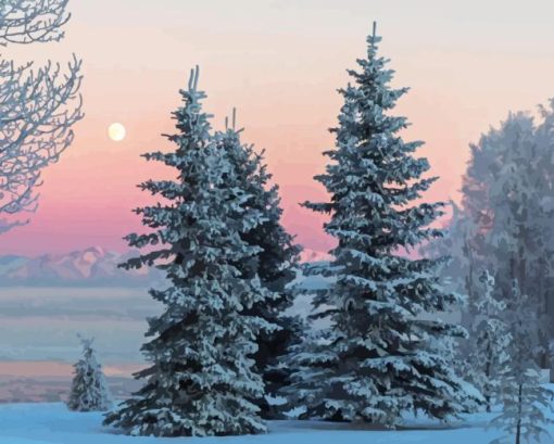 Winterscape Diamond Painting