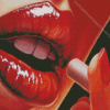 Woman Lips Diamond Painting