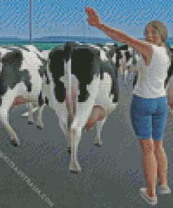 Alex Colville Stop For Cows Diamond Painting