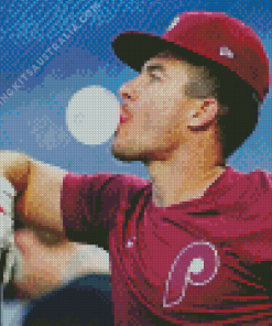 Baseball Catcher J T Realmuto Diamond Painting