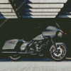 Black Harley Glide Diamond Painting