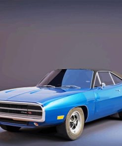 Blue Charger RT 1970 Diamond Painting