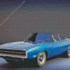 Blue Charger RT 1970 Diamond Painting