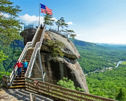 Chimney Rock Diamond Painting