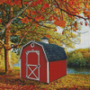 Garden Storage Mini Barn Diamond Painting