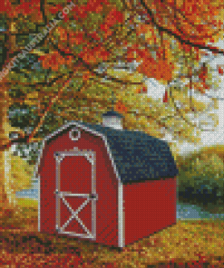 Garden Storage Mini Barn Diamond Painting