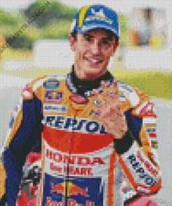 Marc Marquez Diamond Painting