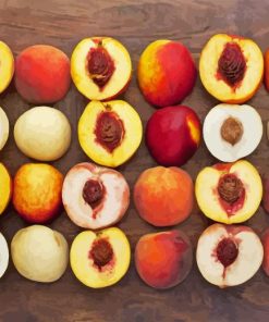 Nectarine Fruits Diamond Painting