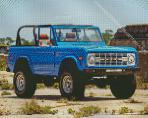 Old Ford Bronco Diamond Painting