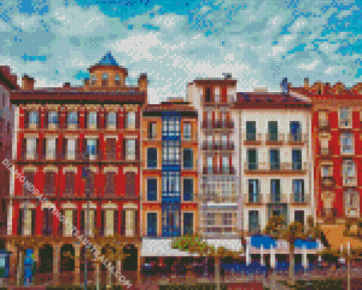 Pamplona City Diamond Painting