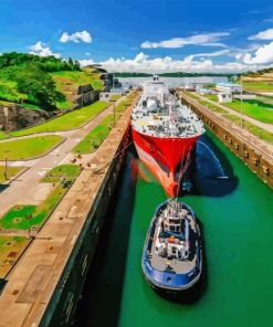 Panama Canal Diamond Painting