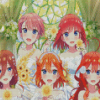 Quintessential Quintuplets Diamond Painting