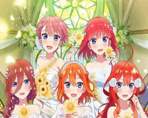 Quintessential Quintuplets Diamond Painting