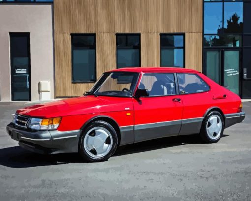 Saab 900 Turbo Diamond Painting