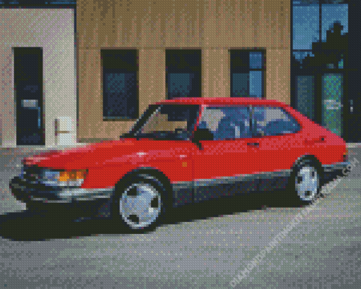 Saab 900 Turbo Diamond Painting