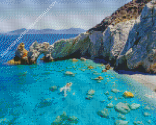 Skiathos in Greece Diamond Painting