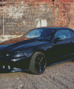 2000 Mustang Car Diamond Painting