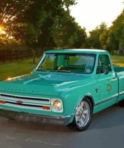 67c10 Chevy Diamond Painting