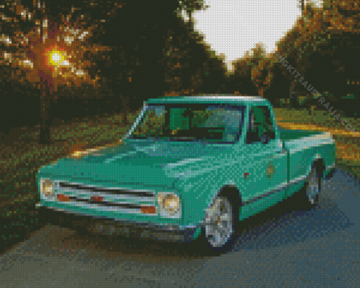 67c10 Chevy Diamond Painting