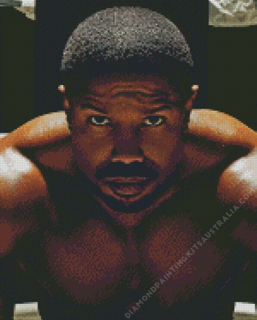 Adonis Creed Character Diamond Painting