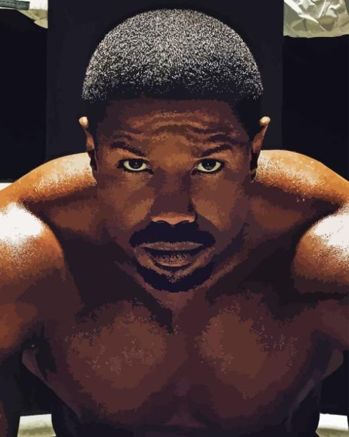 Adonis Creed Character Diamond Painting