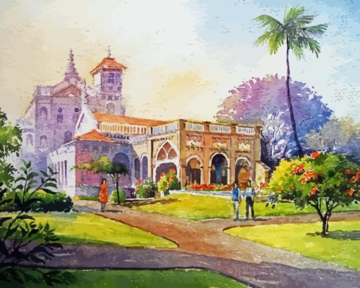 Aga Khan Palace Art Diamond Painting