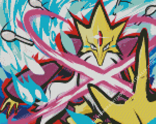 Alakazam Pokemon Diamond Painting