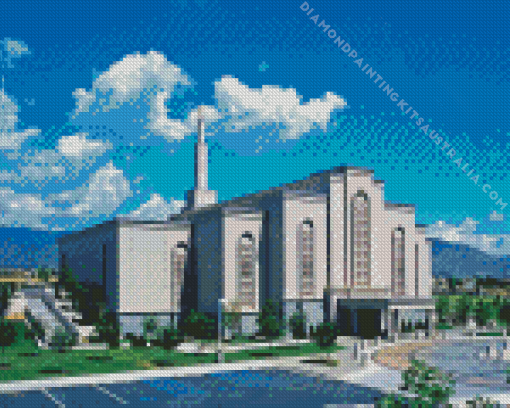 Albuquerque Mexico Temple Diamond Painting