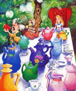 Alice In Wonderland Mad Hatter Diamond Painting