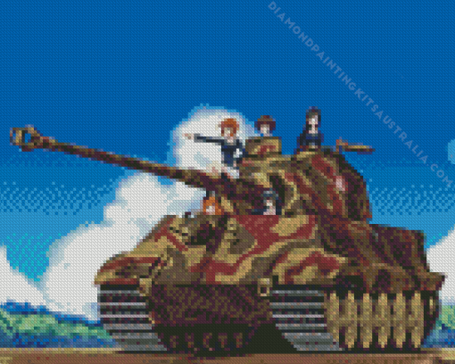 Anime Tank Diamond Painting