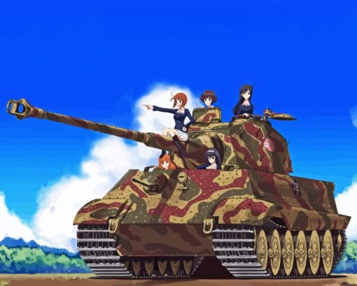 Anime Tank Diamond Painting