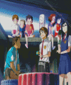 Anohana Characters Diamond Painting